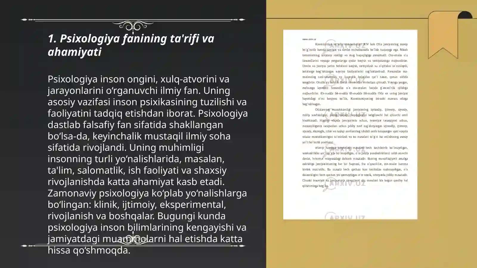 Psixologiya faning maqsadi va vazifalari 3