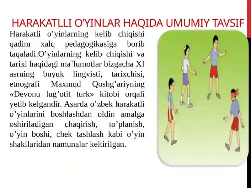 Harakatlio‘yinlarnitashkilqilishvao’tkazish 3