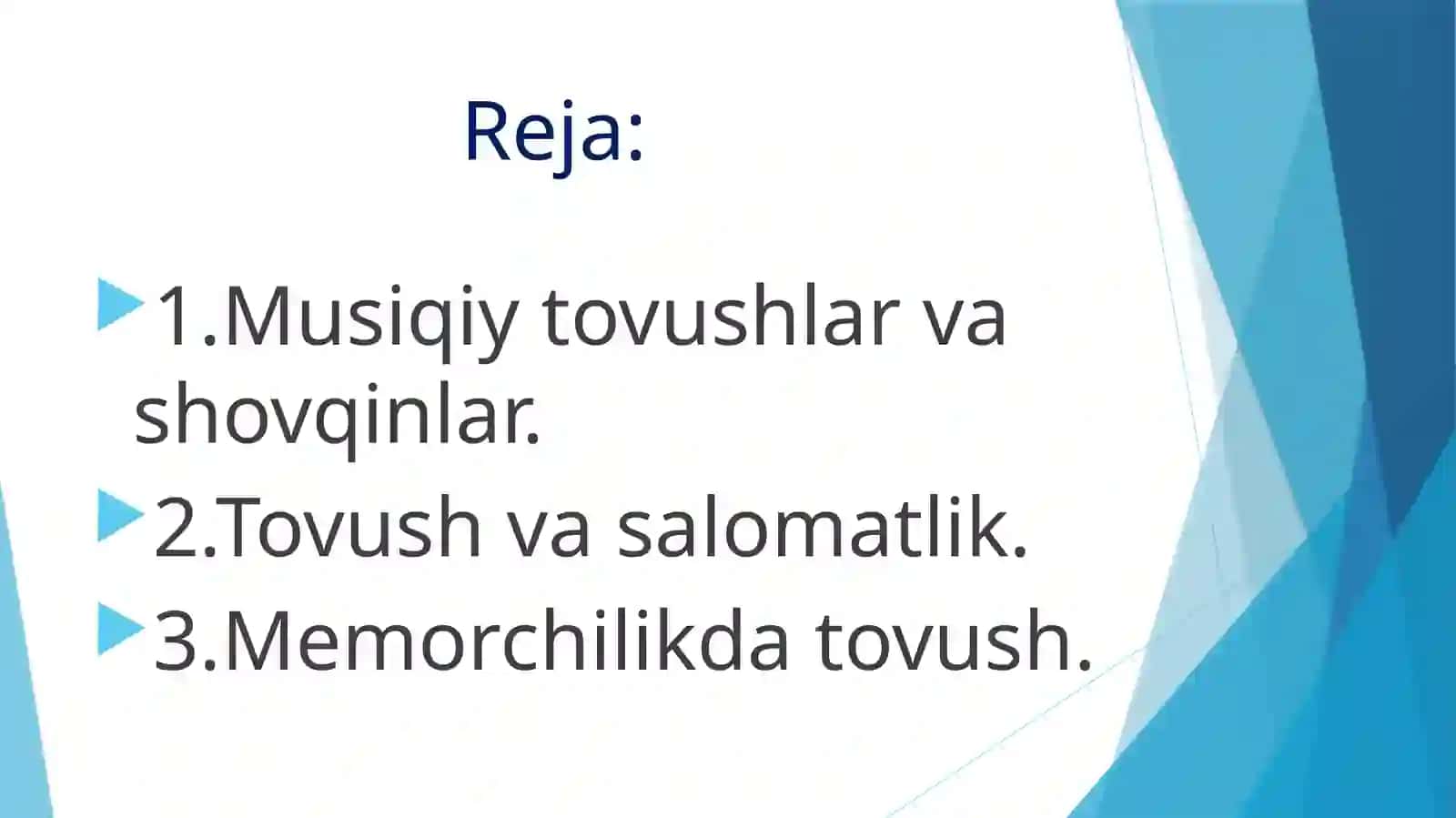 Musiqiy tovushlar va shovqinlar 3