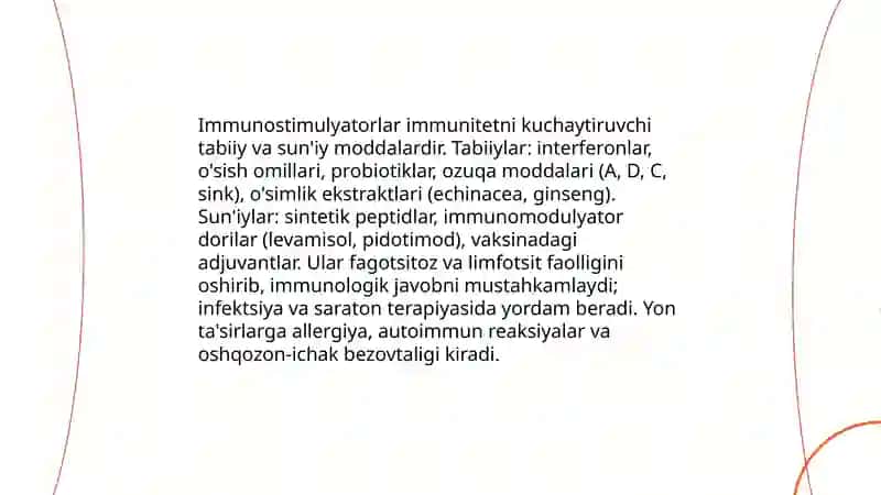 Immunitetga ta‘sir etuvchi vositalar 3