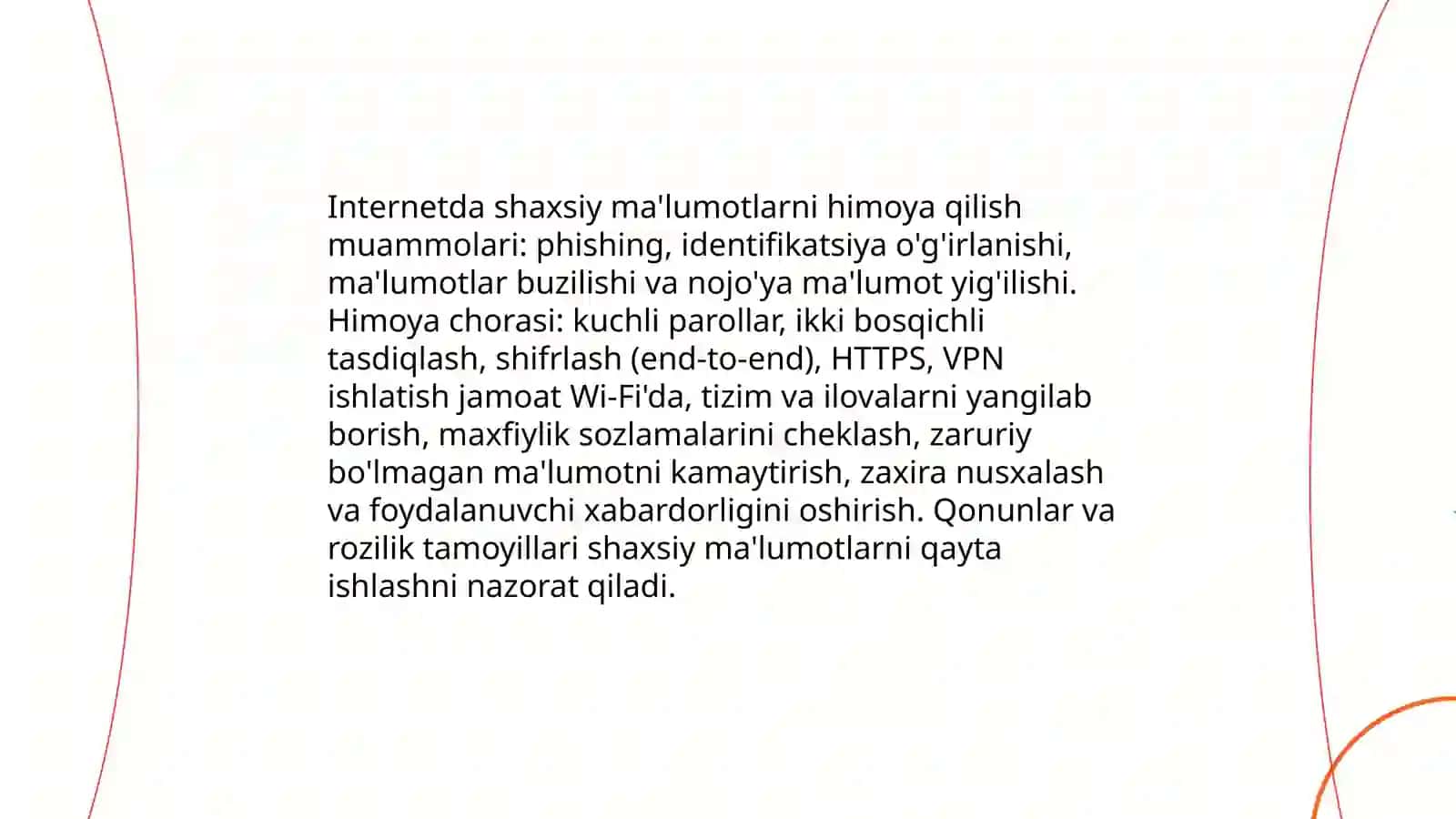 Internetda xavfsizlik masalalari 3