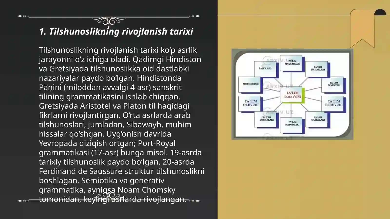 Tilshunoslik tarixidagi yoʻnalishlar va maktablar 3