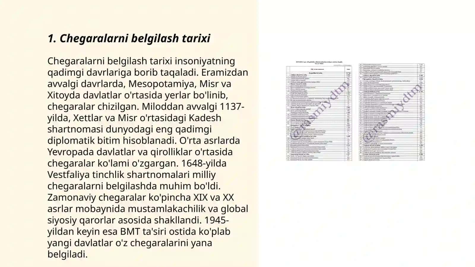 Davlat chegarasi hamda hududing daxlsiz va bo’linmasligi 3