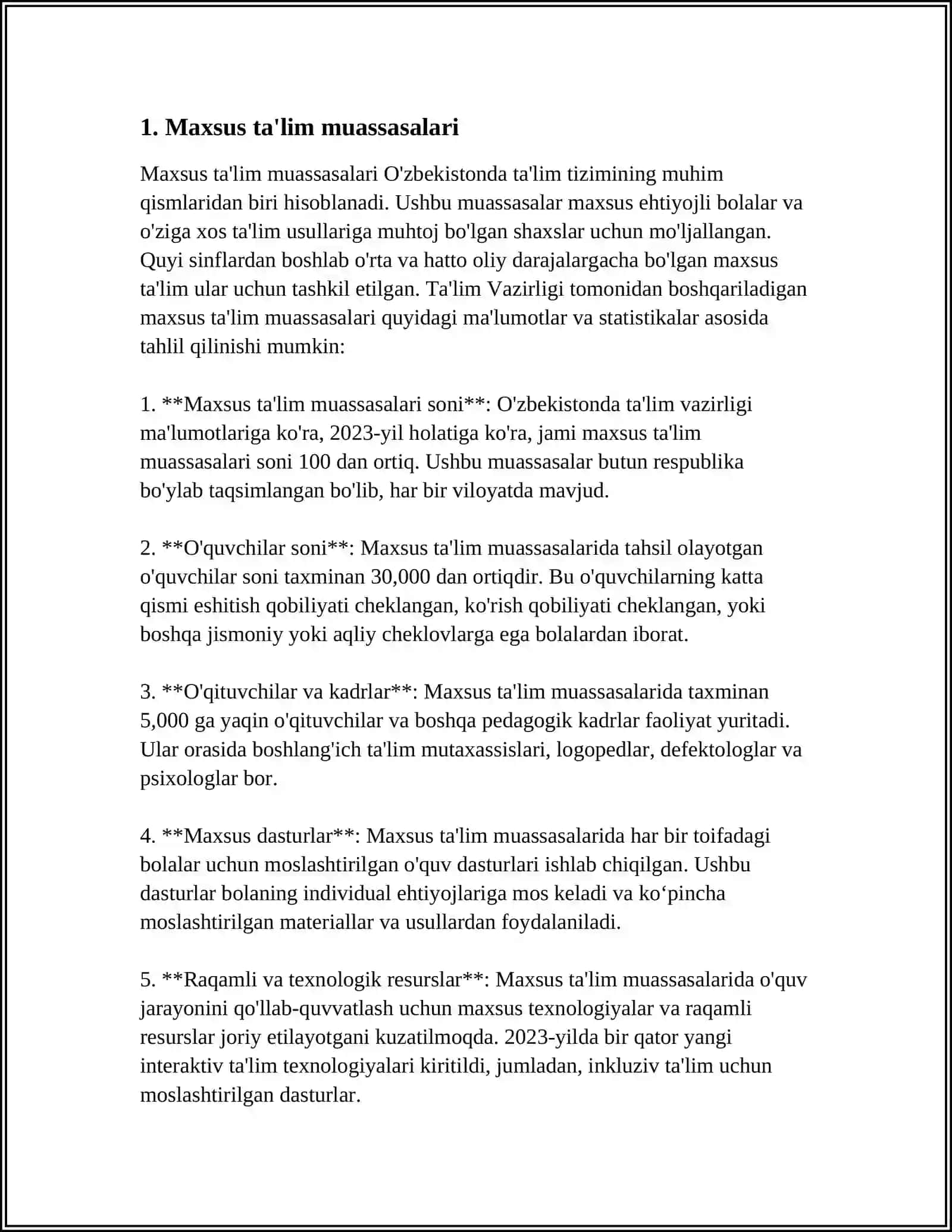 Alohida Yordamga Muhtoj Bolalar uchun Yordamlar 3