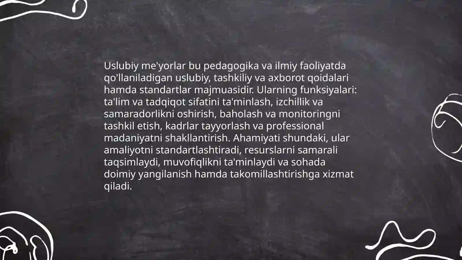 Uslubiy me'yorlar 3
