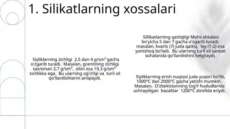 Silikatlar 3
