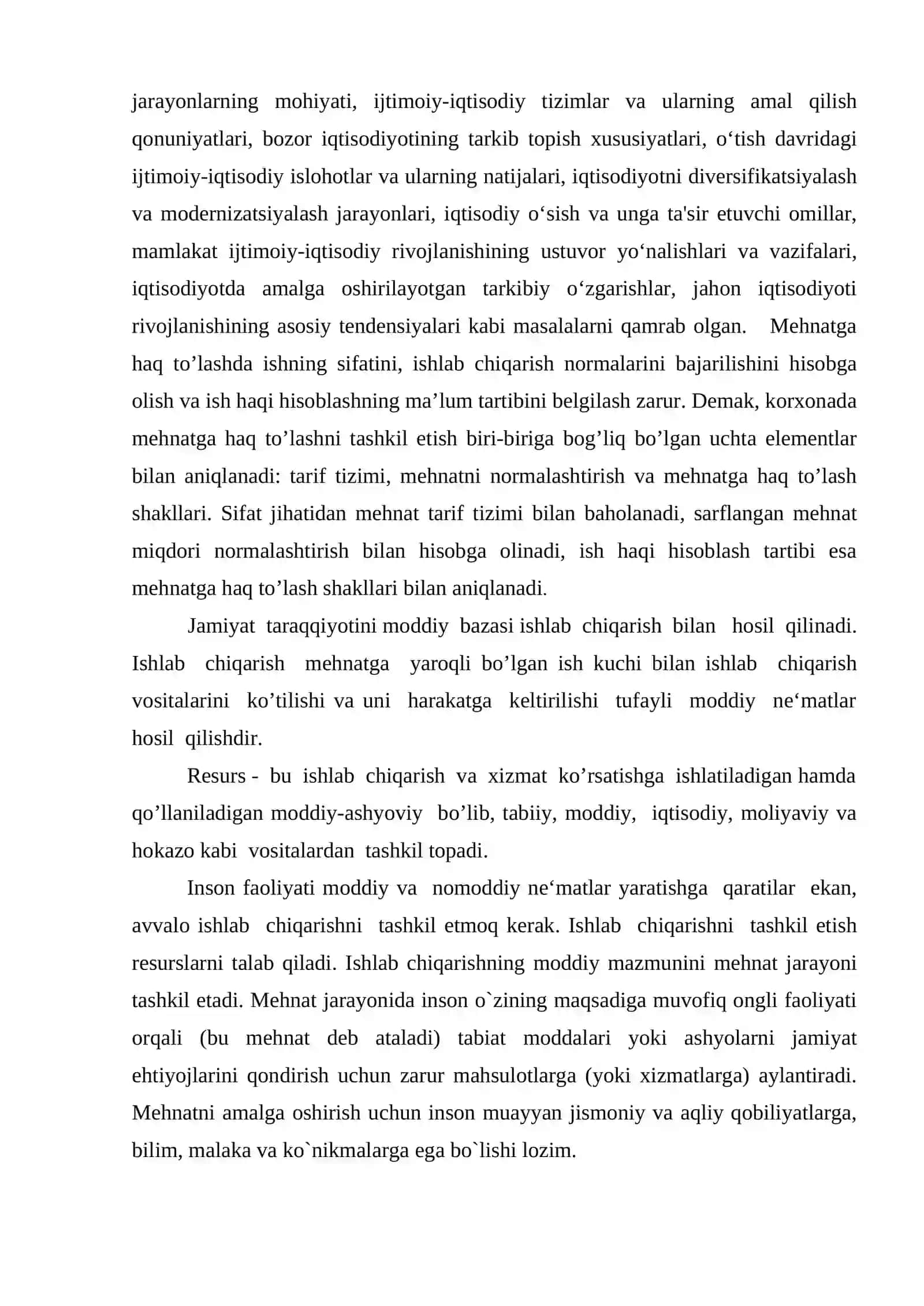 Natural va tovar ishlab chiqarish va uning turkumlanishi 3