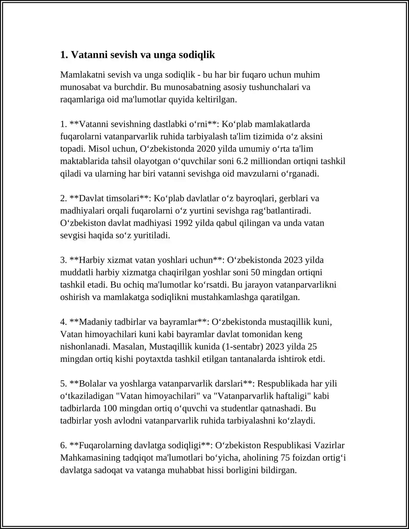 YOSHLARNI HARBIY-VATANPARVARLIK RUHIDA TARBIYALASH - KONSEPSIYASI MAZMUNI VA MOHIYATI 3