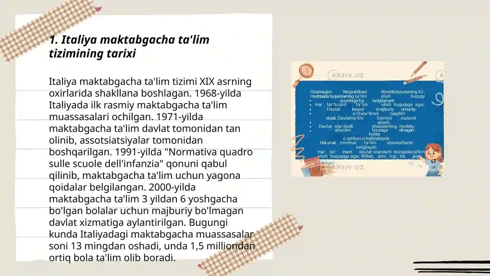 Italiya maktabgacha ta'lim tizimi va undagi yondashuvlar 3