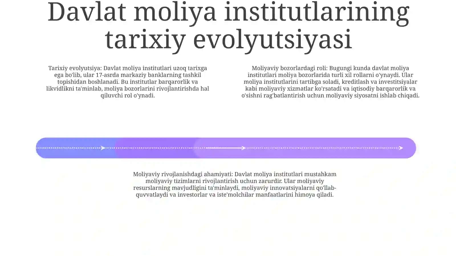 Davlat Moliya Institutlarining Moliya Bozorlaridagi Faoliyati Va Roli 3