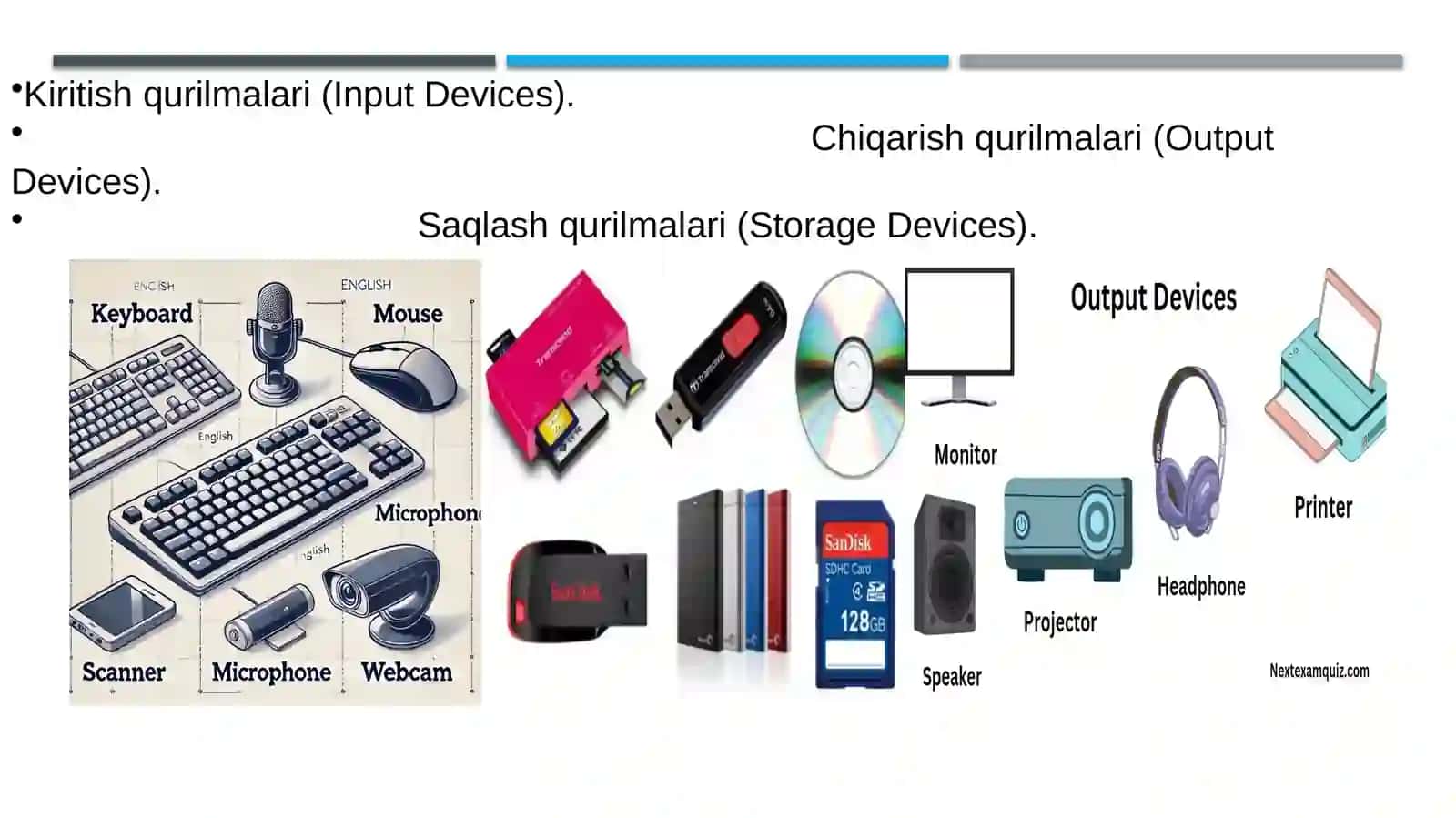 kompyuterning tashqiqurilmalari bilan ishlash 3