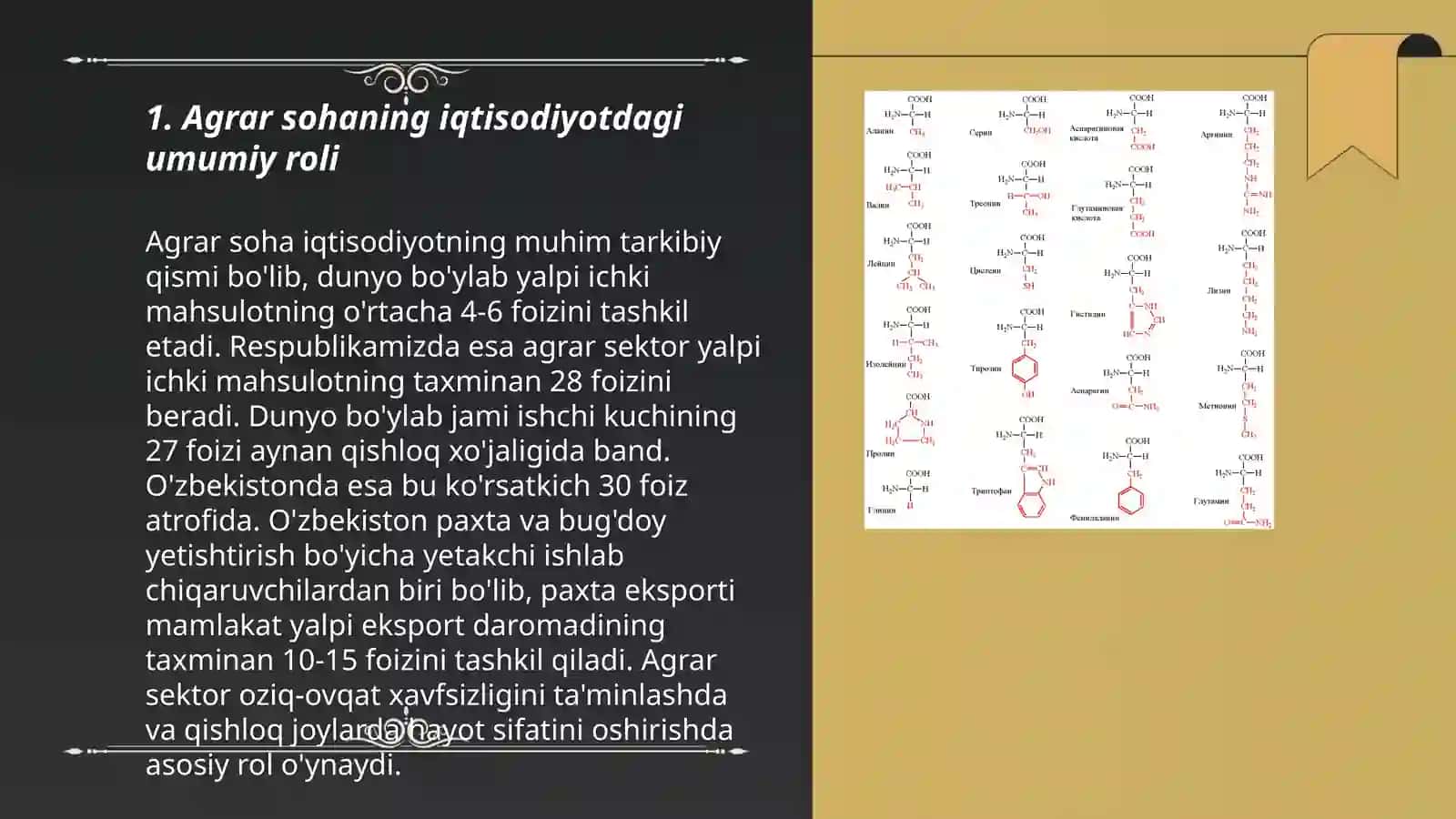 Agrar sohaning milliy iqtisodiyotda tutgan oʻrni 3