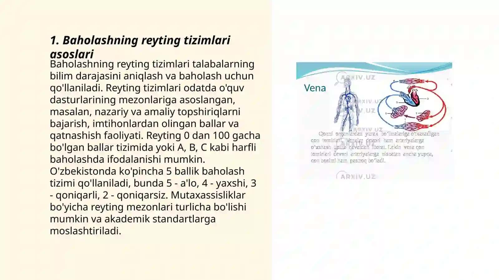 O’quvchilarning bilim, ko’nikma va malakalarini baholashning reyting tizmi 3