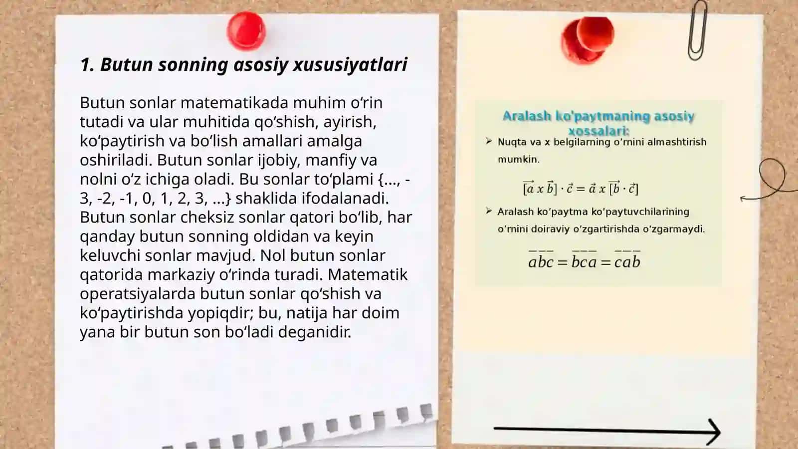 Butun son.Butun songa doir misollar yechishni o'rgatish 3