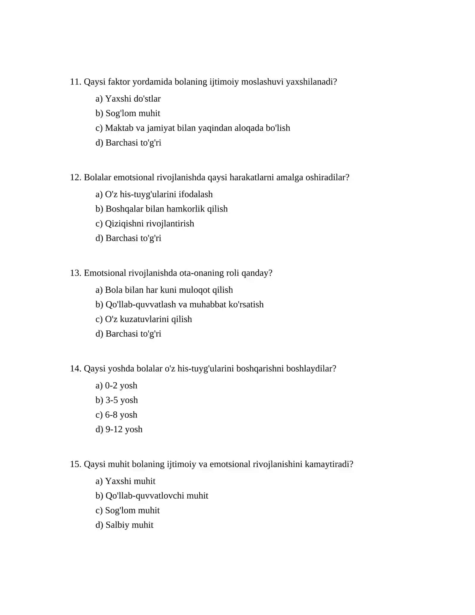 Emotsional rivojlanish bolaning qiziqishlari qobiliyatlari va ijtimoiy moslashuvga taʼsiri 3