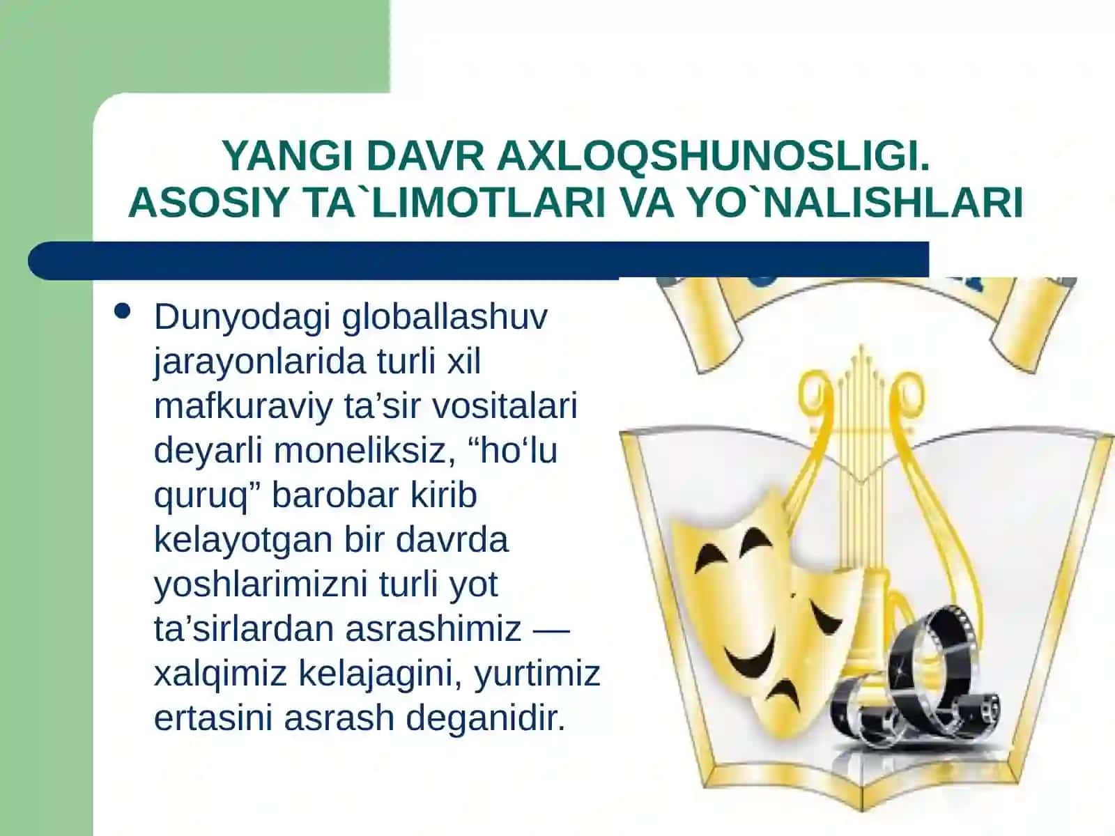 Yoshlar tarbiyasi 3