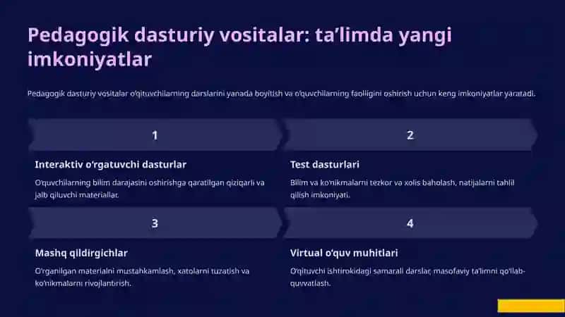 O‘qituvchi pedagogik faoliyatida kompyuter texnologiyalaridan foydalanish 3
