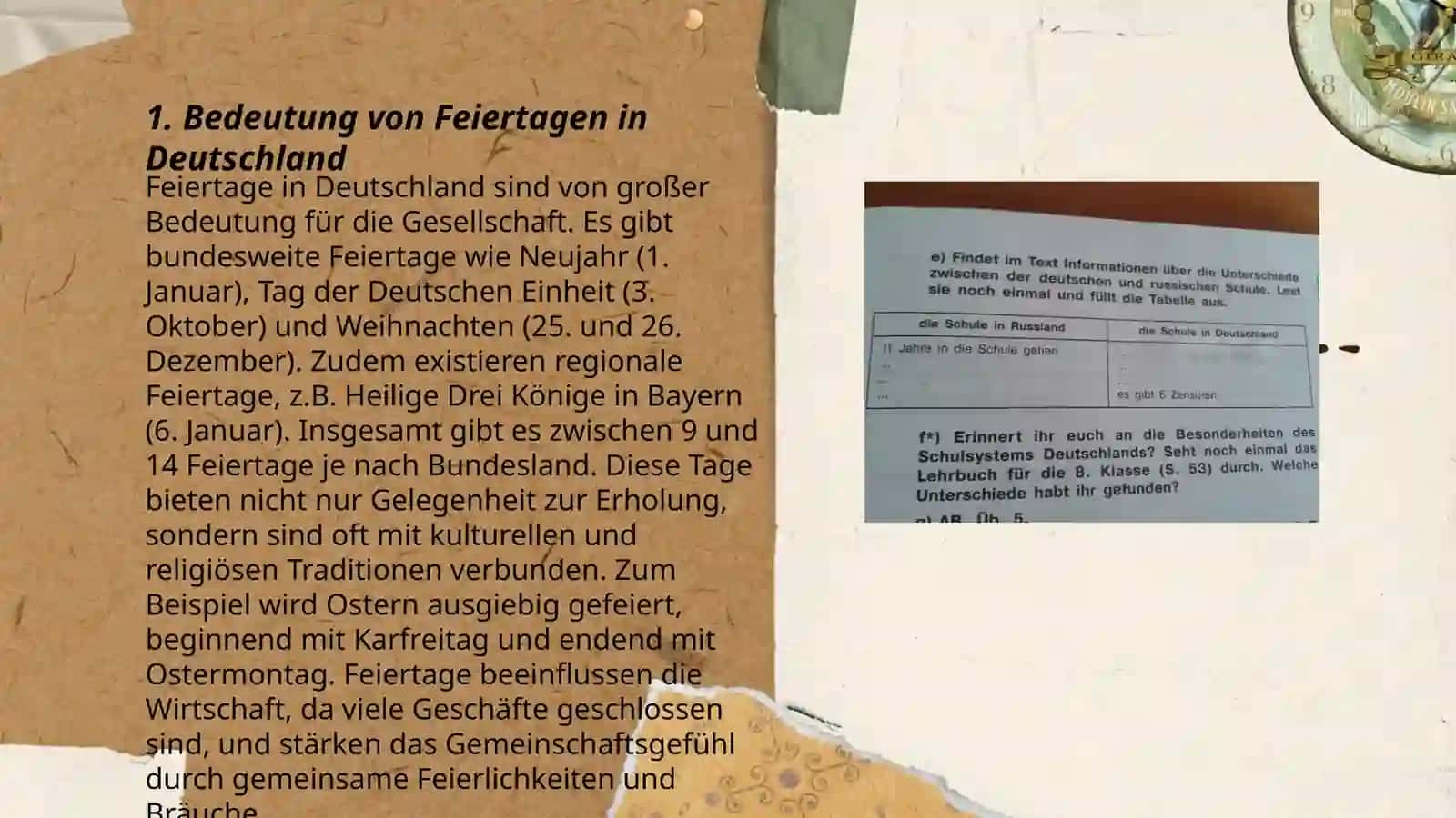Feiertage in Deutschland und Usbekistan: Vergleich und Unterschiede 3