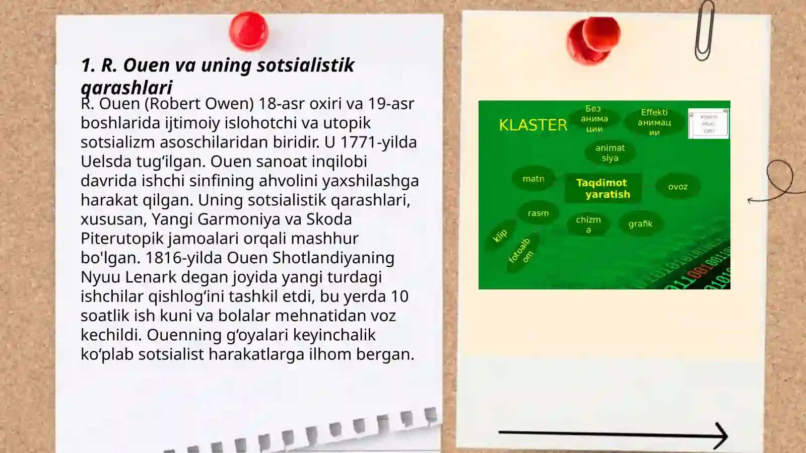 R. Ouenning dastlabki g‘oyalari va ularning rivojlanishi 3