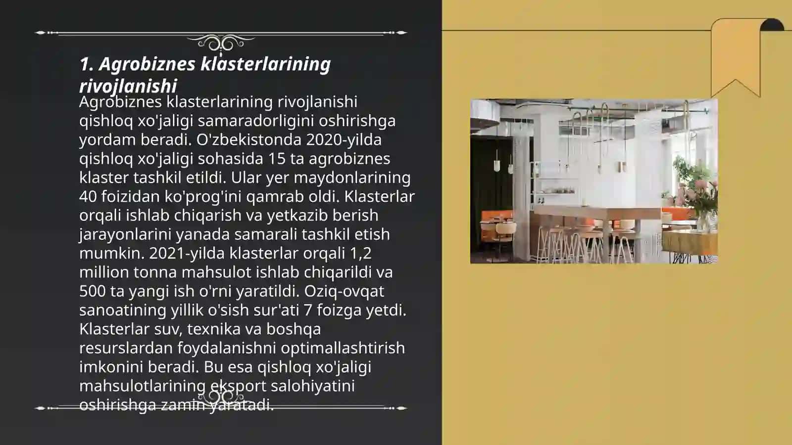 Agrobiznes klasterlari va global oziq-ovqat zanjiri 3
