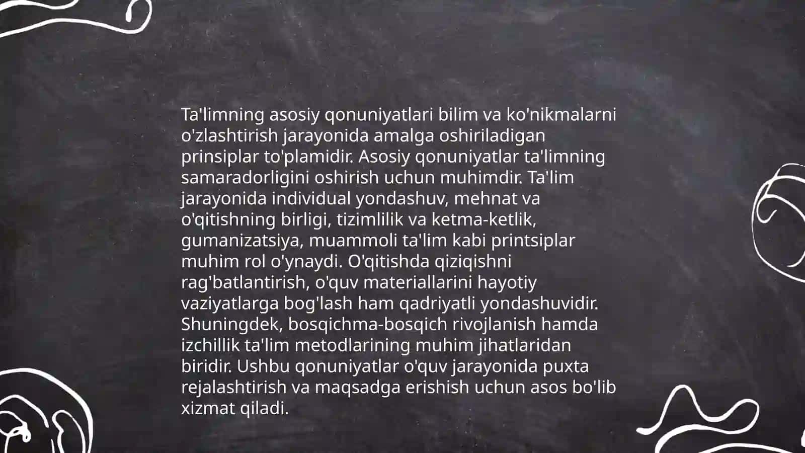 Taʼlim qonuniyatlari va tamoyillari 3