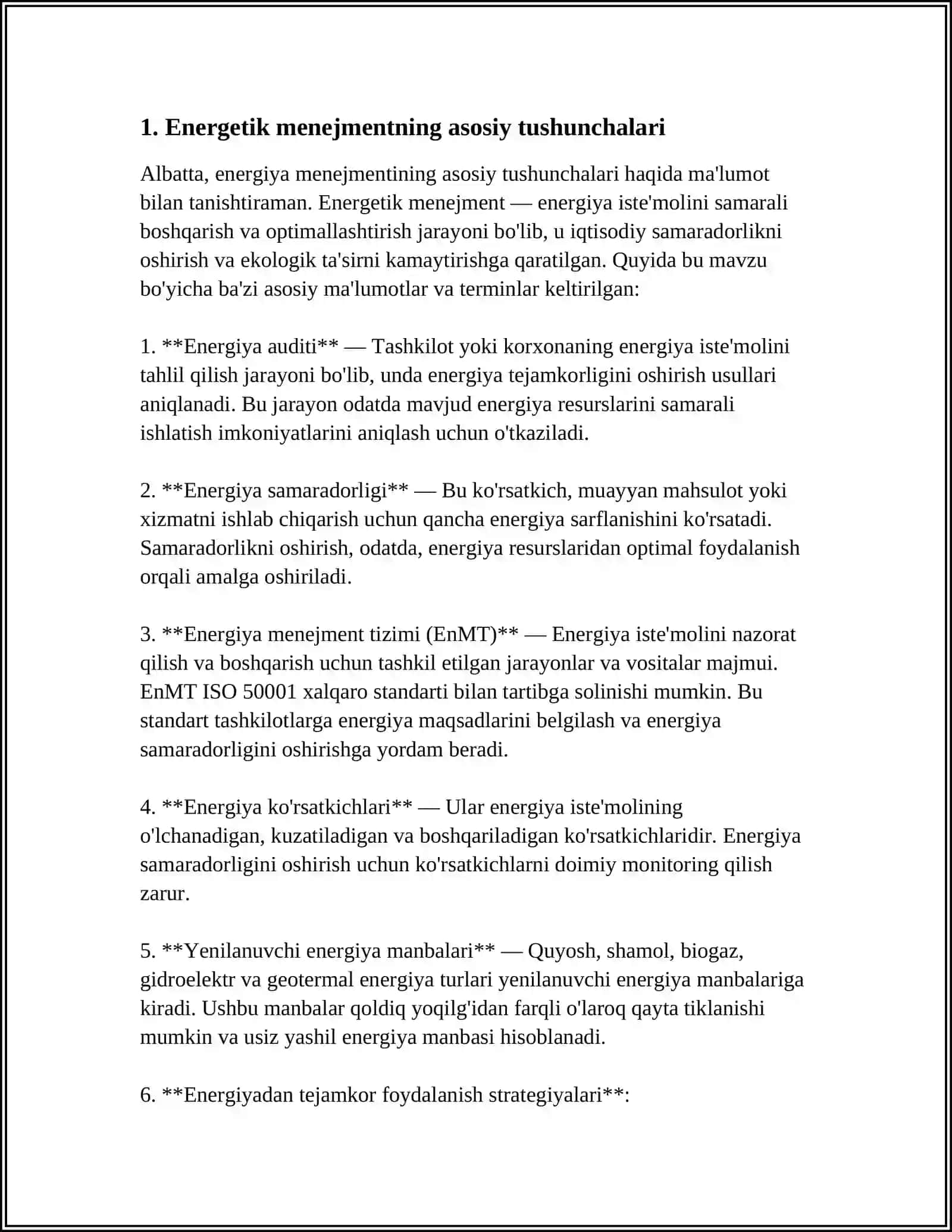 ENERGETIK MENEJMENT BOSHQARUV FAOLIYATINING MAXSUS TURI 3