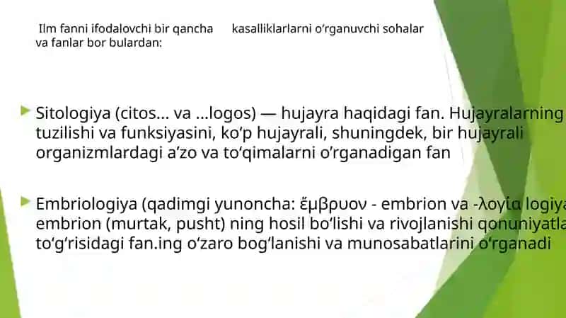 Ilmnifannii fodalovchi diagnostika usullarini davolash kasalliklarni fodalovchi yunon-lotin dubletlari 3