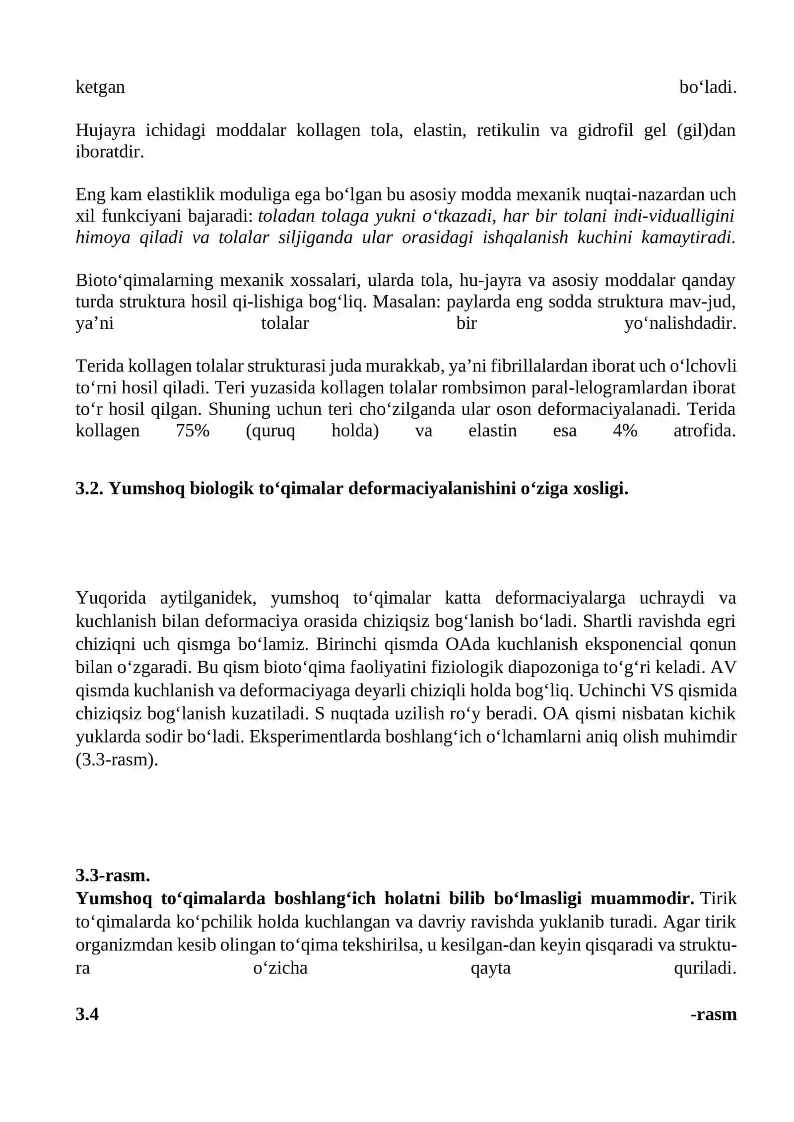 Yumshoq muskul to’qimasining mexanik xossalari 3