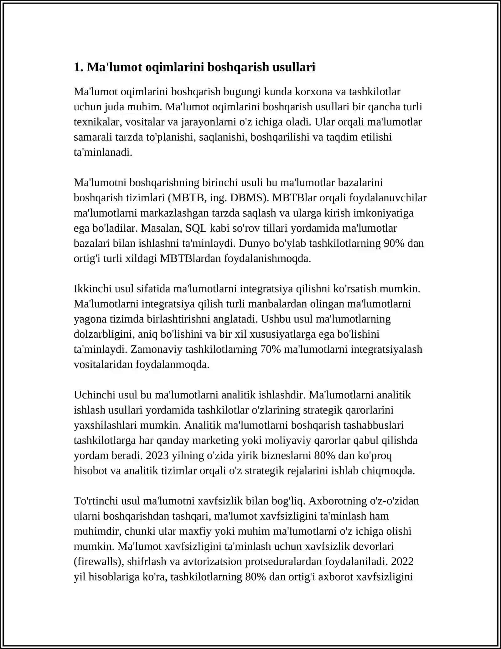 TARMOQDA KO'P MA'LUMOT OQIMLARINI BOSHQARISH VA KONVERGENSIYA 3