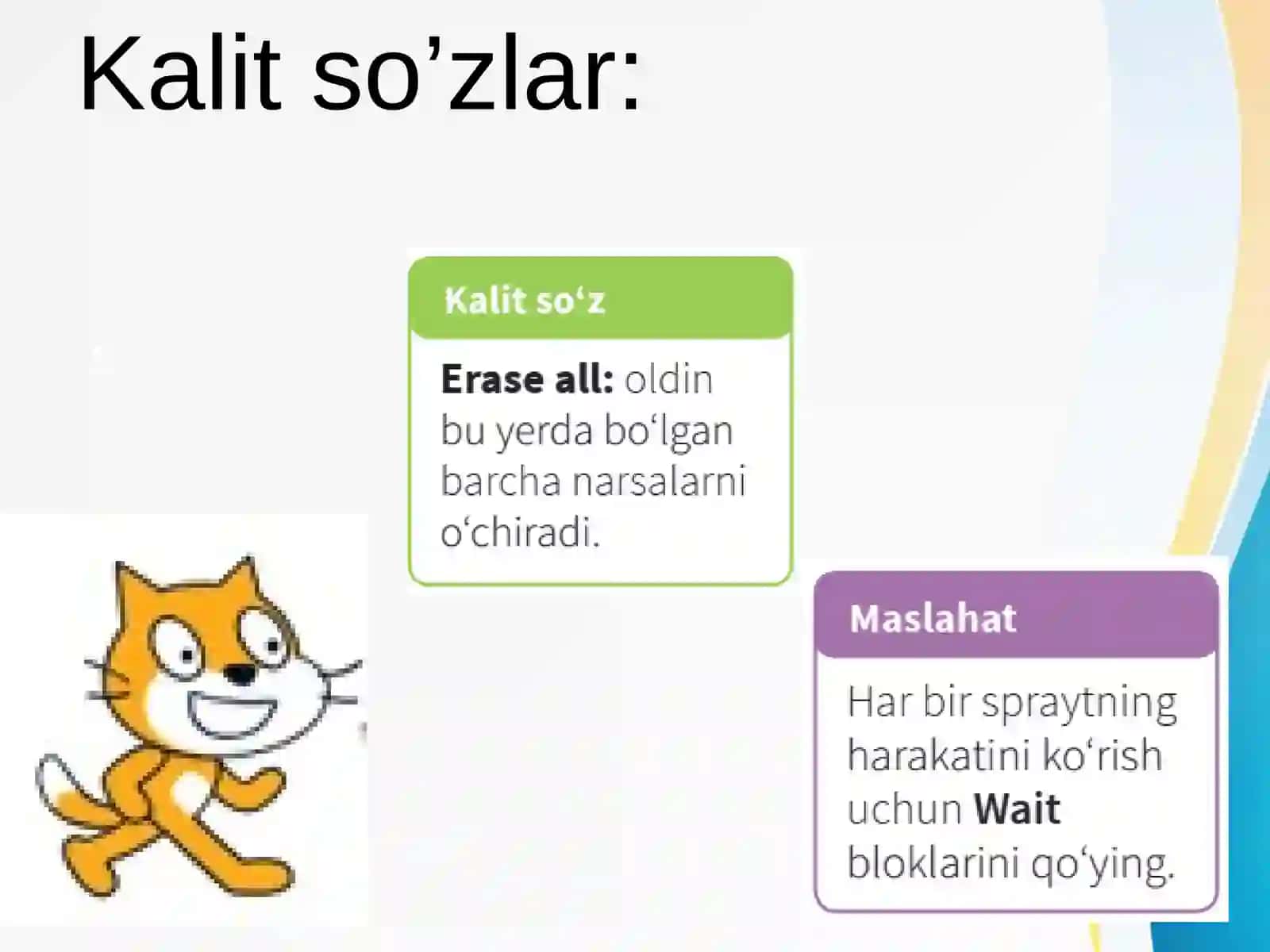 Scratch dasturida PEN uskunasidan foydalanish 3