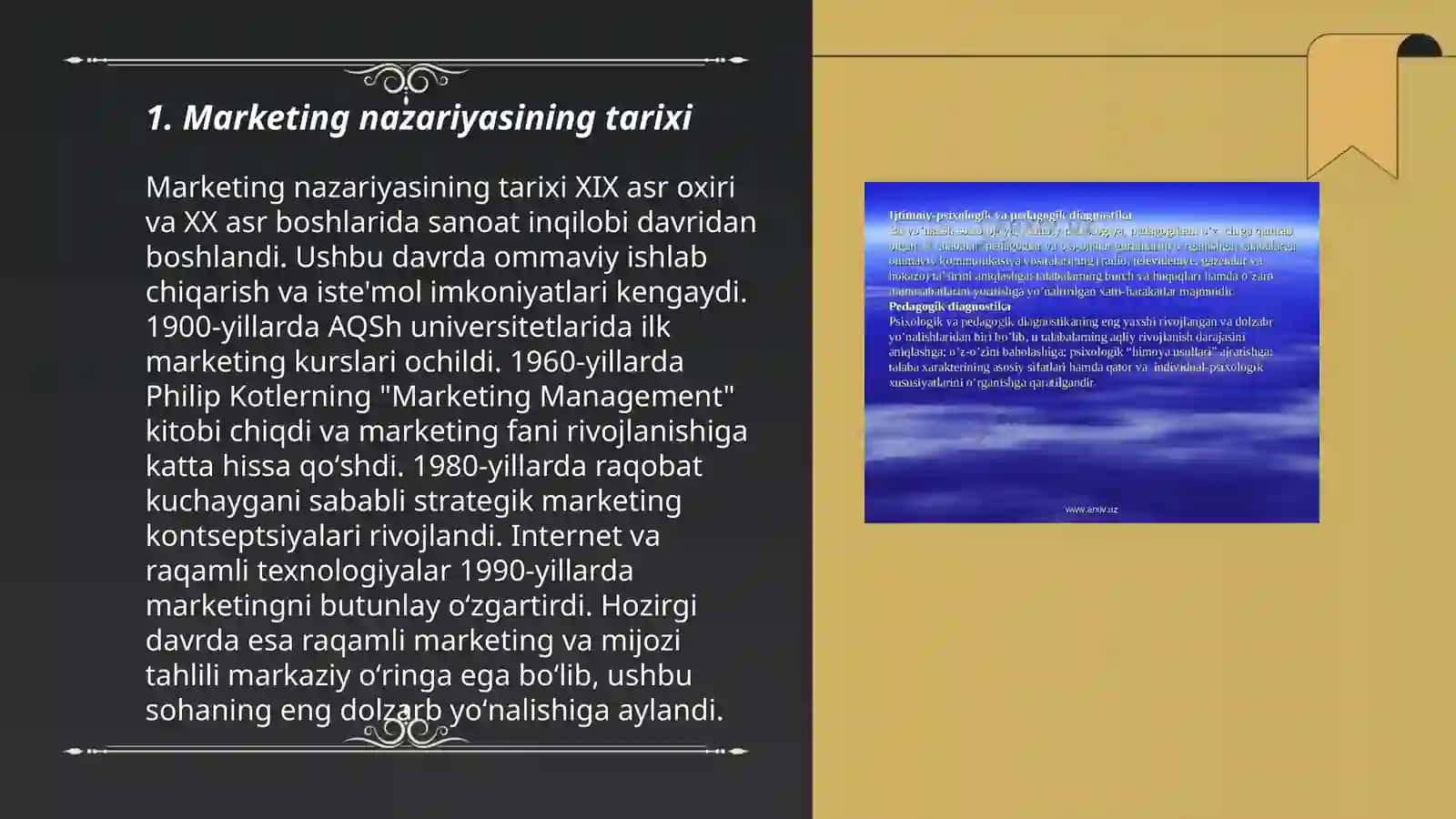 Marketing nazariyasining metodologik asoslari 3