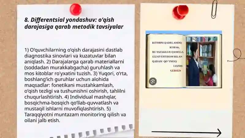 Boshlang'ich sinflarda o'quvchilarda kitobxonlikni shakllantirish yuzasidan metodik tavsiyalar ishlab chiqish 3