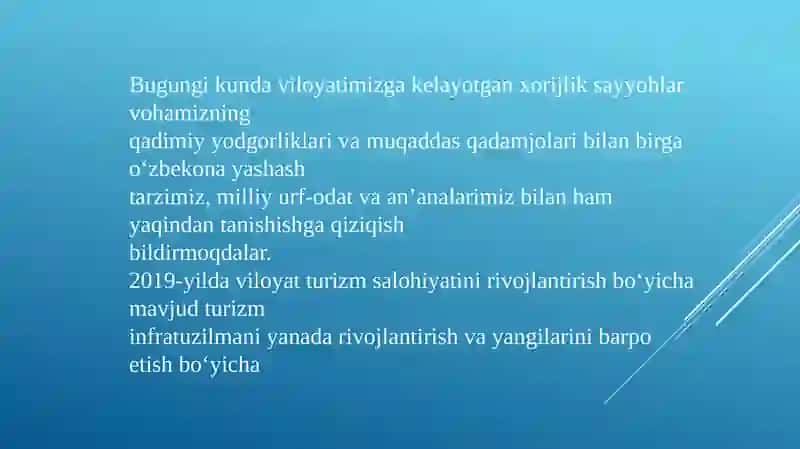 Surxandaryo viloyatining ekoturizm salohiyati. 3