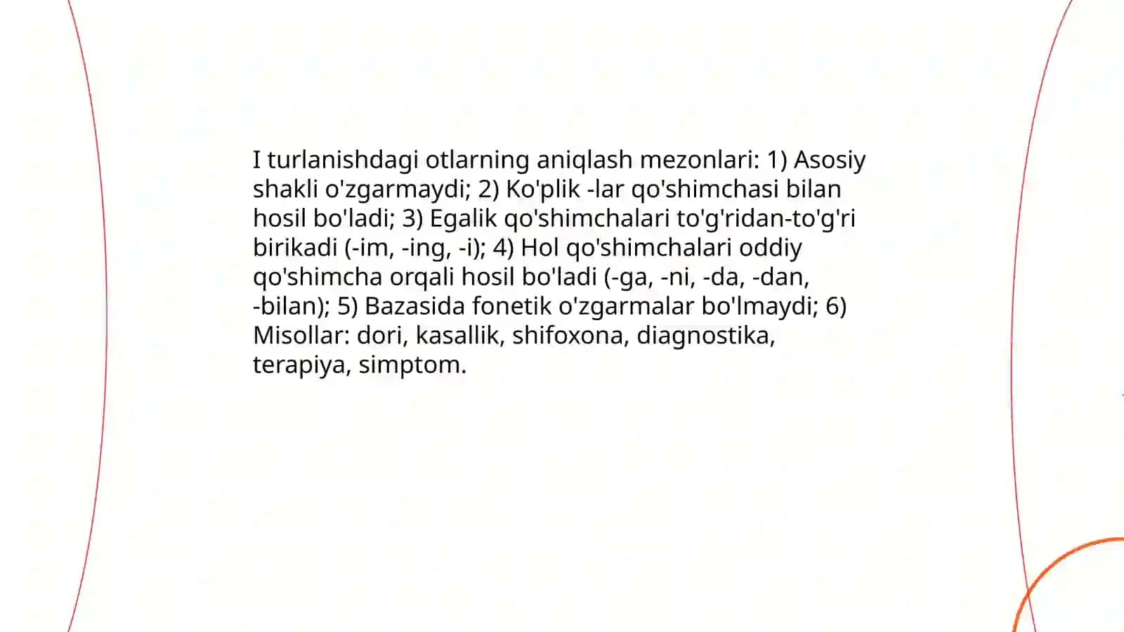 I va II turlanishdagi otlar (tibbiy terminlar misolida) 3
