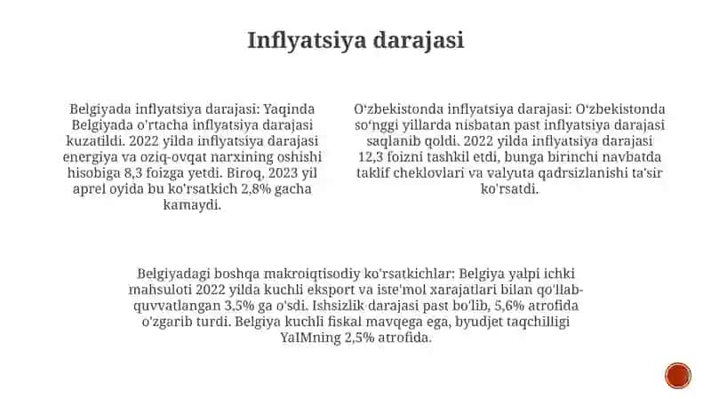 Belgiya Va Ozbekistonning Makroiqtisodiy Korsatkichlari 3