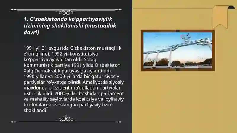 O'zbekistonda ko'ppartiyaviylik tizimi va siyosiy partiyalar tarixi 3