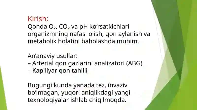 QONDA GAZLAR MIQDORINI ANIQLASHNING YANGI USULLARI 3
