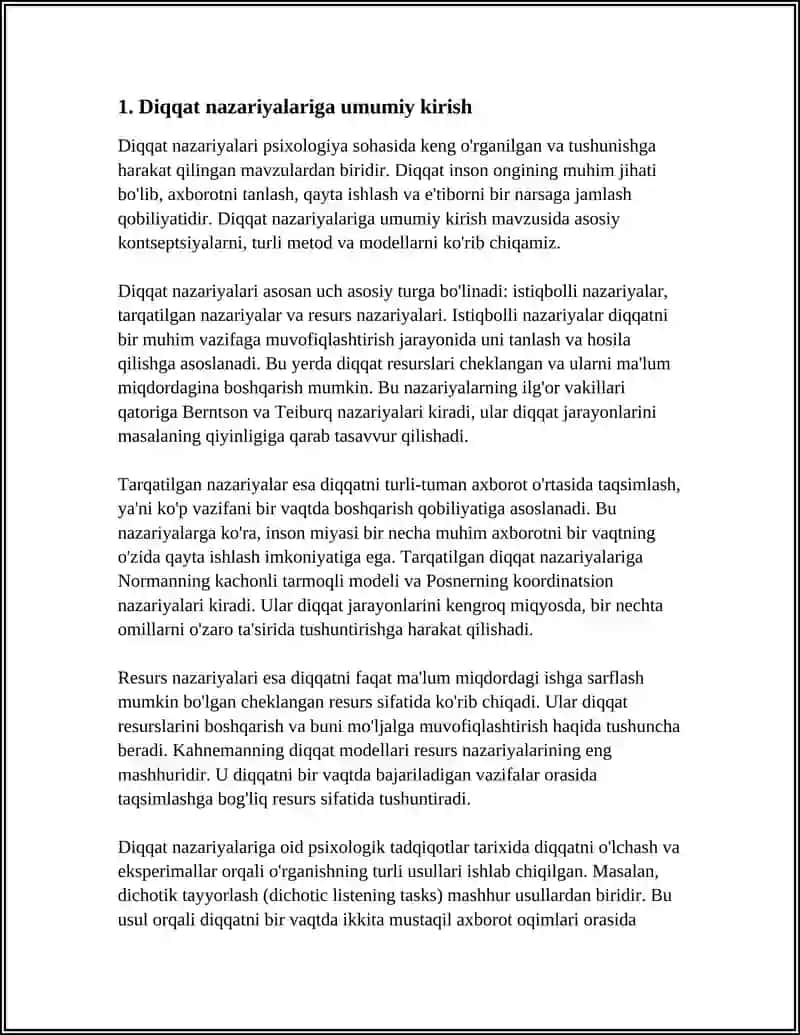 DIQQAT BORASIDAGI PSIXOLOGIK NAZARIYALAR 3