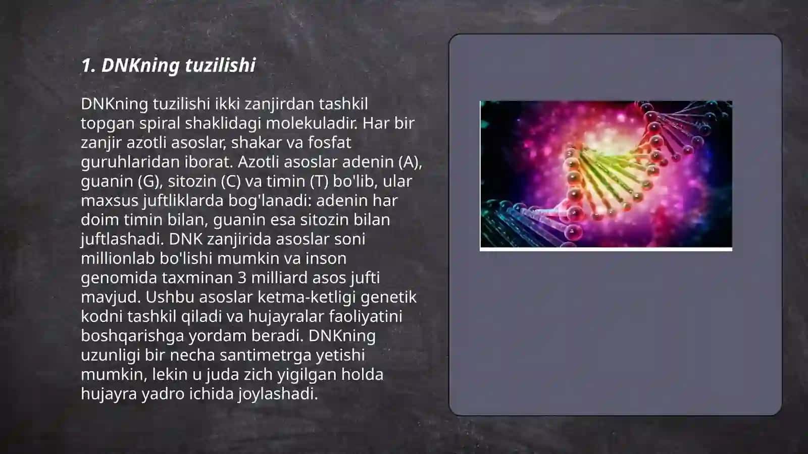 Irsiyatning molekulyar asoslari 3