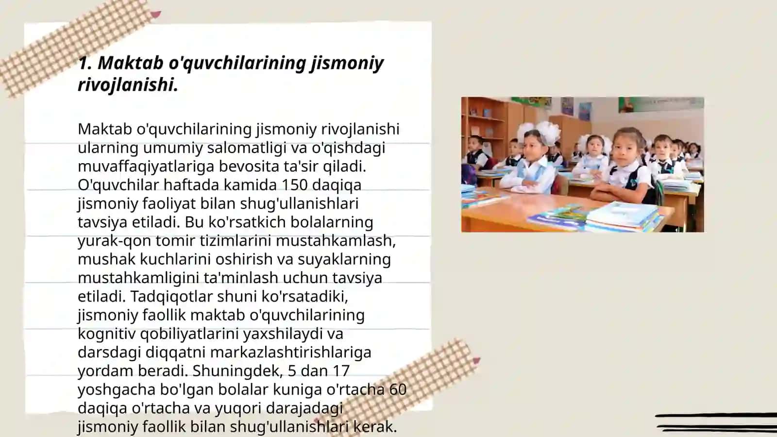 Maktab o'quvchilarining jismoniy tarbiyasining o'ziga xos xususiyatlari 3