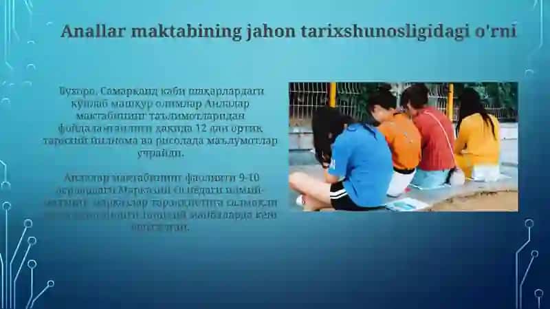 Anallar Maktabi Faoliyatini Ilmiy Urganish 3