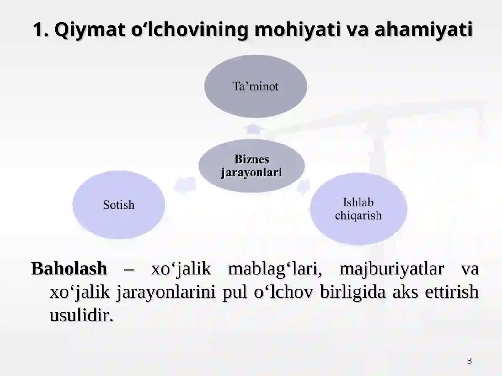 4-mavzu. Biznes jarayonlari va ularni hisobga olish 3