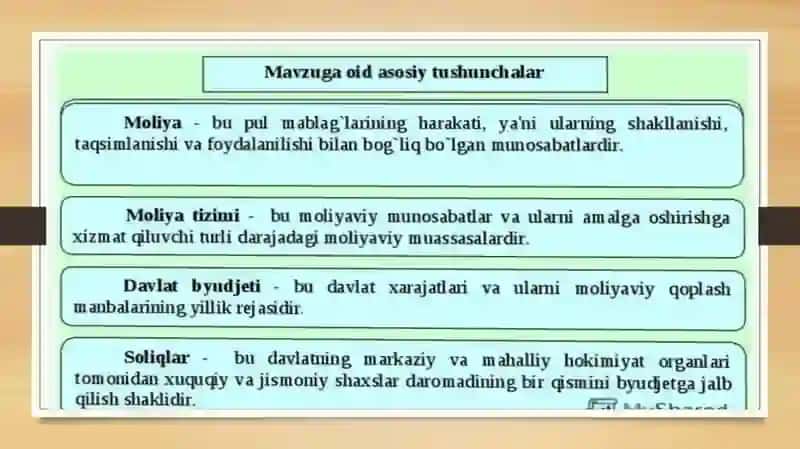 Moliyaviy siyosat 3