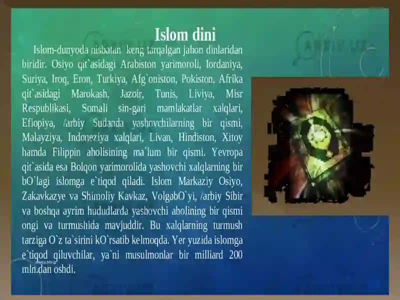 Islomdinining vujudga kelishi va tarqalishi 3