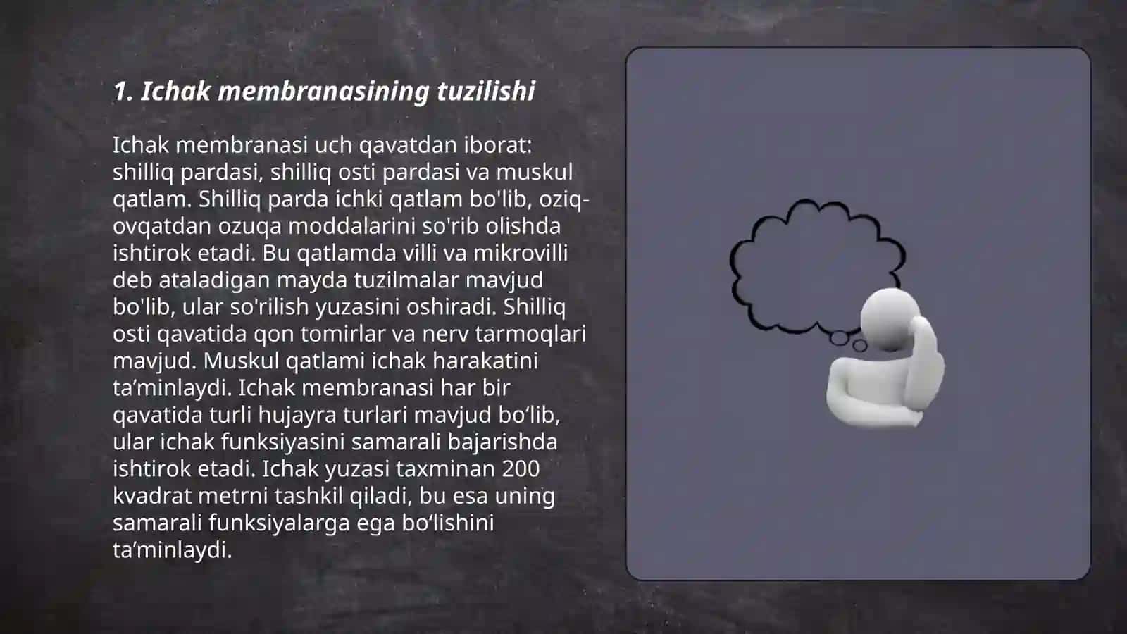 Ichaklarda ovqat hazm bo'lishi va qonga sorilishida jiyakli enterotsitlarning ahamiyati 3