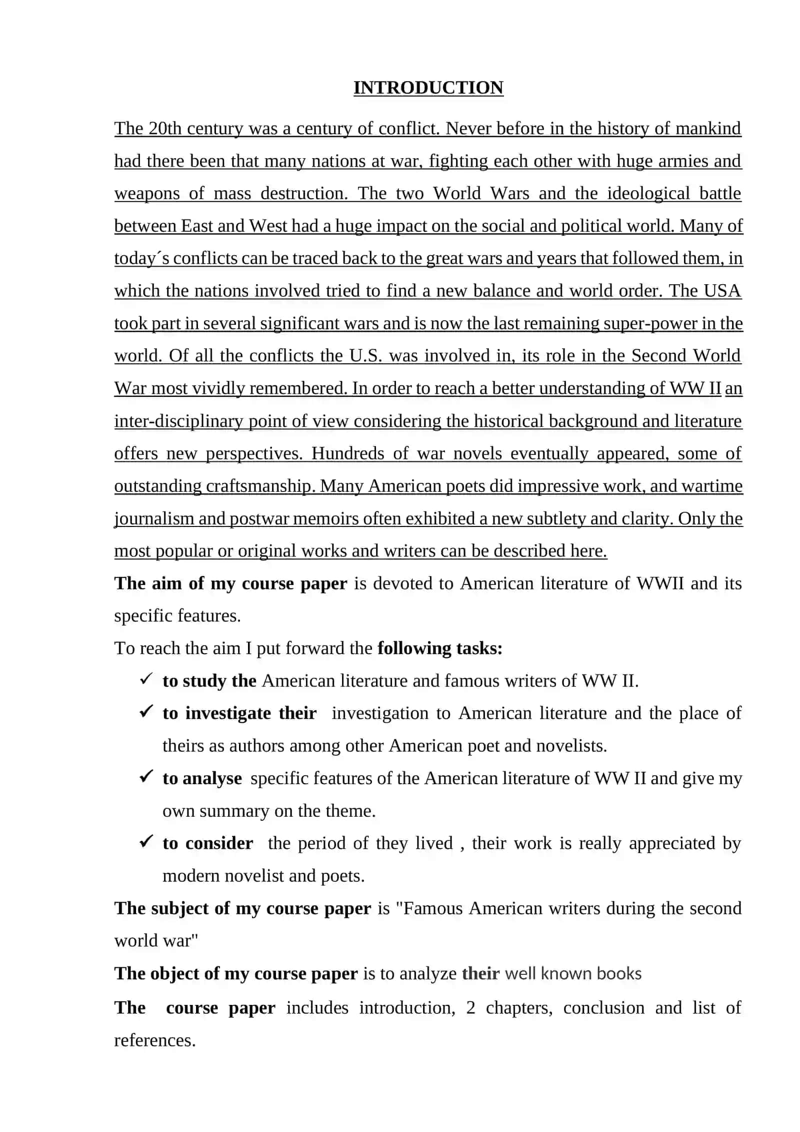 The second world war in American literature 3