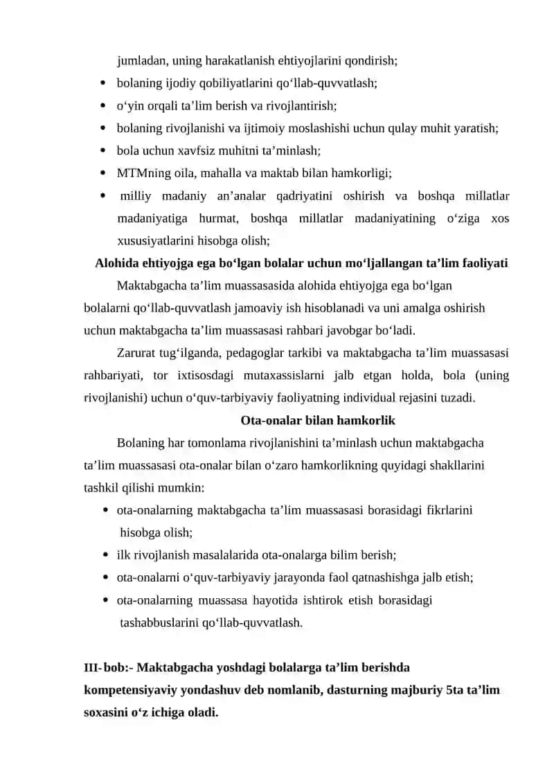 ILK QADAM DAVLAT O‘QUV DASTURI 3