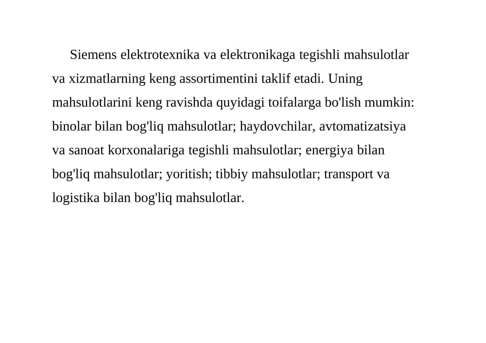 Simens (Germaniya) firmasining komplekt elektr yuritmalari 3
