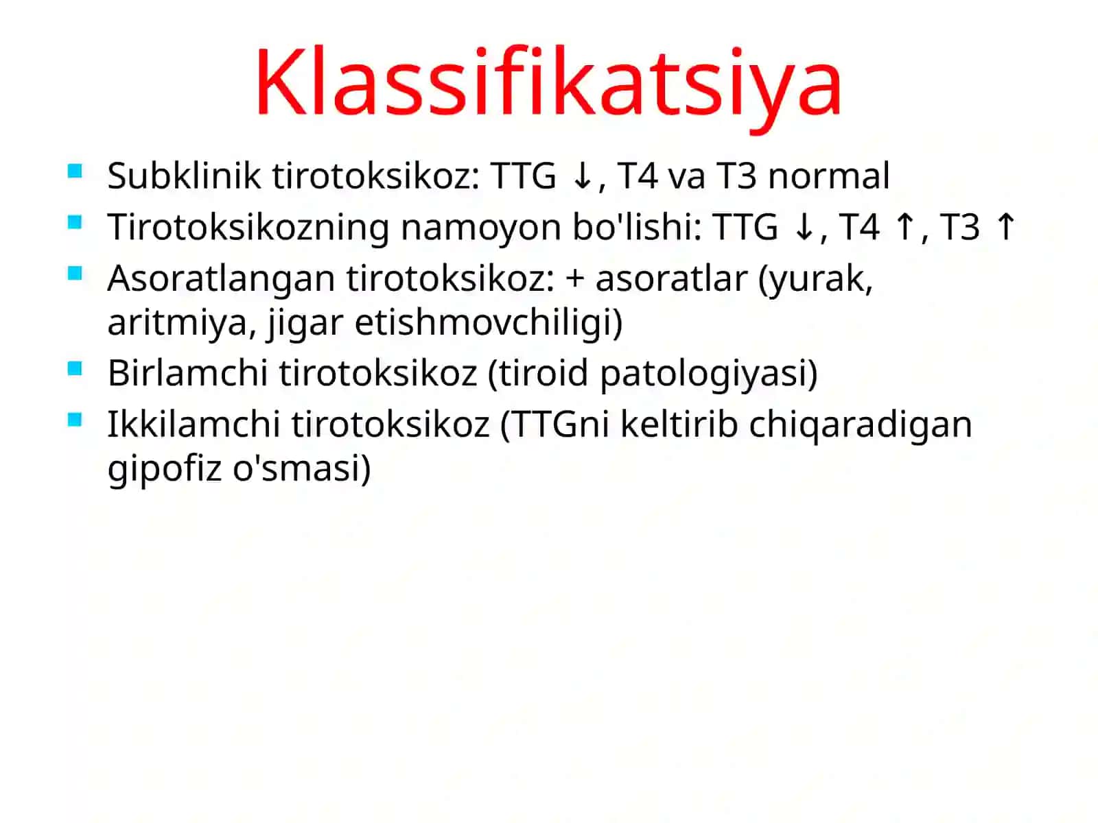 Tireotoksikoz kasalligi 3