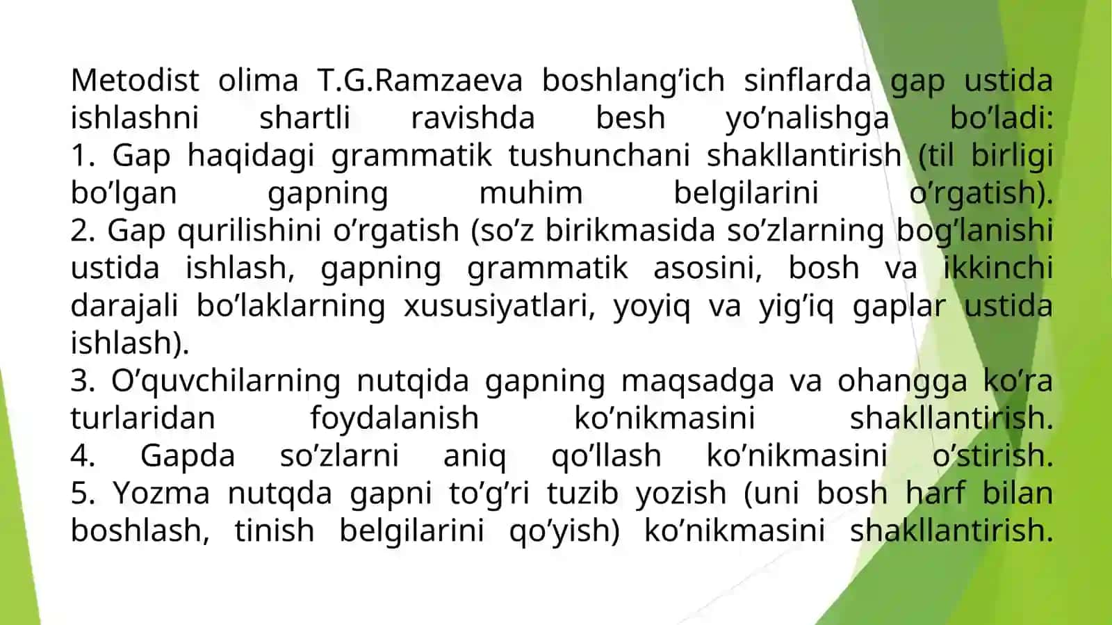 Boshlang‘ich sinflarda sintaktik tushunchalar ustida ishlash metodikasi 3